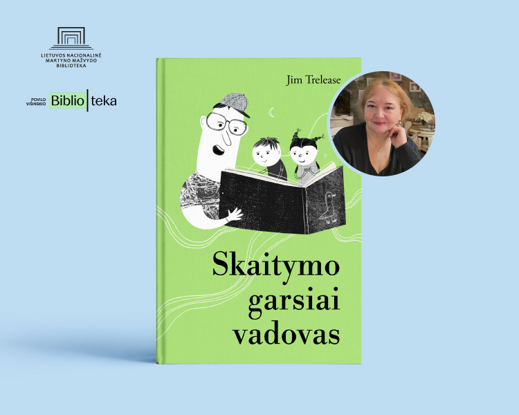 Nuotolinis seminaras „Jimo Trelease’o knyga „Skaitymo garsiai vadovas“: kodėl verta vaikams skaityti garsiai?“