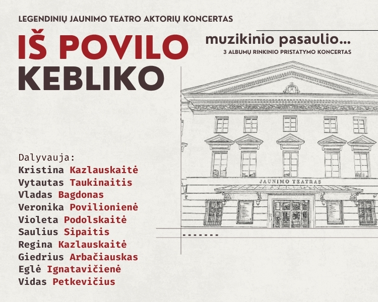 Legendinių Jaunimo teatro aktorių koncertas
