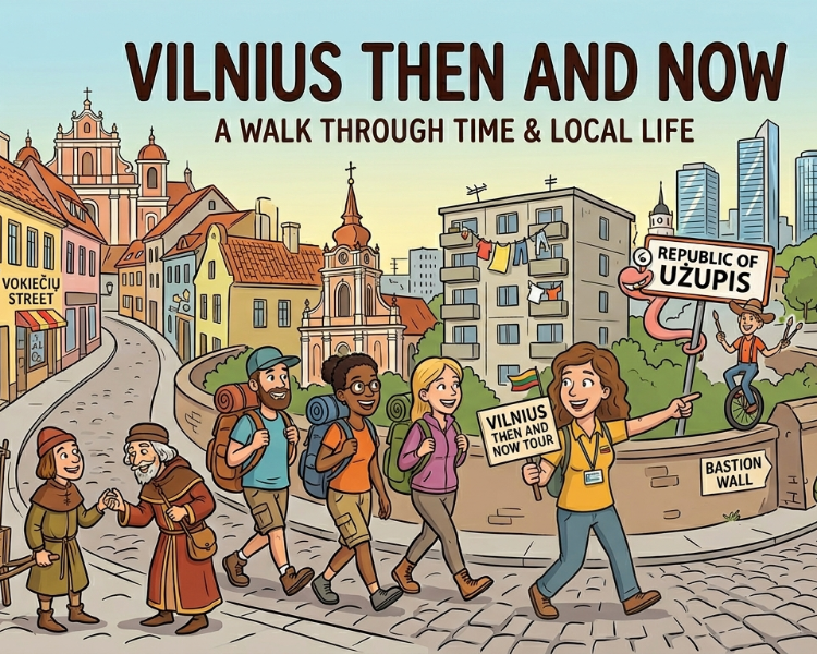 NEMOKAMA PĖSČIŲJŲ EKSKURSIJA VILNIUJE