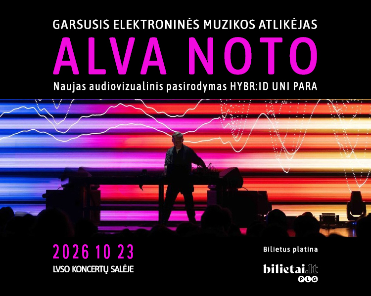 ALVA NOTO Presents His Latest Audiovisual Performance in Vilnius