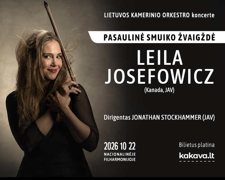 World-Renowned Violin Star Leila Josefowicz Performs with the Lithuanian Chamber Orchestra
