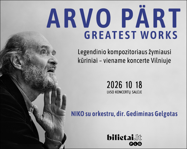 ARVO PÄRT: GREATEST WORKS | NIKO with Orchestra, conducted by Gediminas Gelgotas