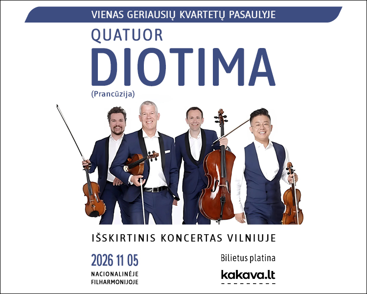 Kvarteto „Diotima“ koncertas