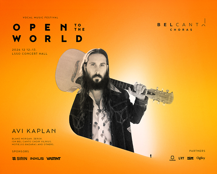 Open To The World ’26: Avi Kaplan, Zero8, ISM Bel Canto Choir Vilnius & Friends