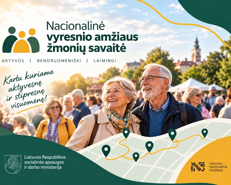 Vyresnio amžiaus žmonių savaitės renginiai Lietuvos nacionaliniame muziejuje 2026