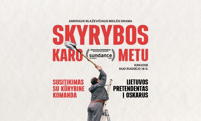 Susitikimas su „Skyrybos karo metu“ režisieriumi Andriumi Blaževičiumi