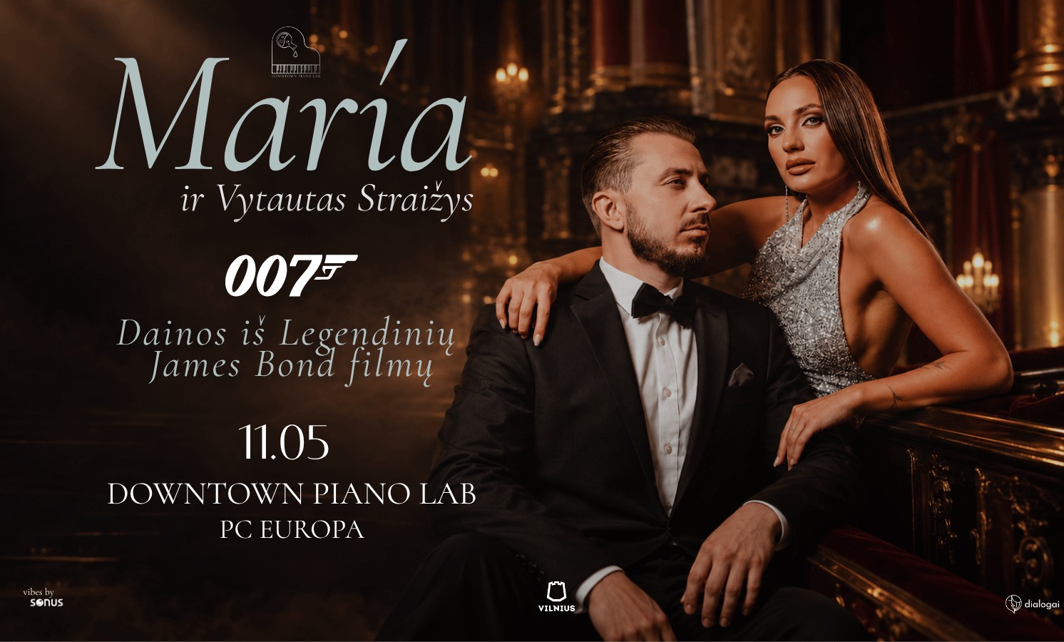 007 – legendinės dainos iš James Bond filmų | María ir Vytautas Straižys