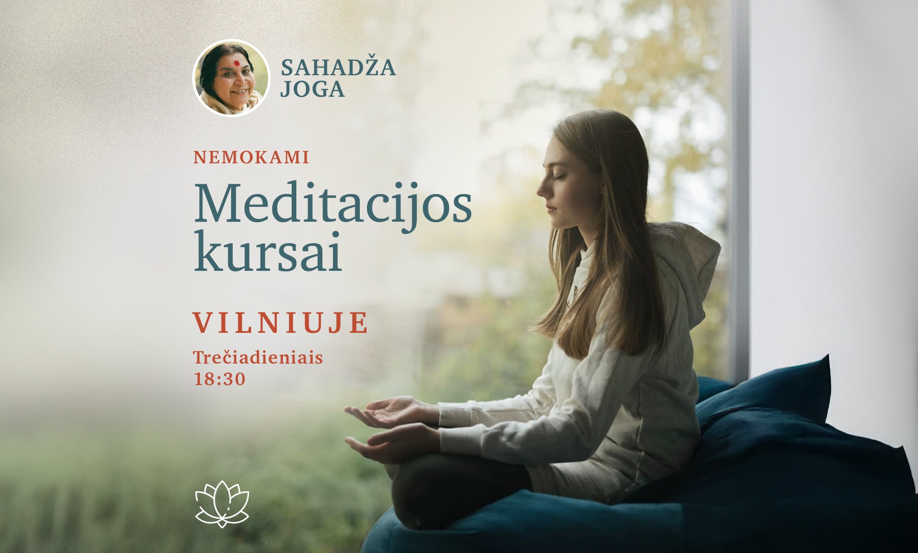 Nemokamos Sahadža Jogos meditacijos Vilniuje