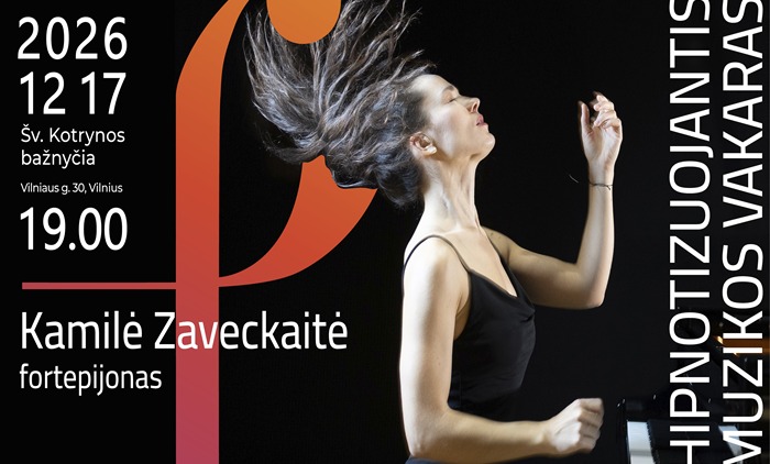 HIPNOTIZUOJANTIS MUZIKOS VAKARAS