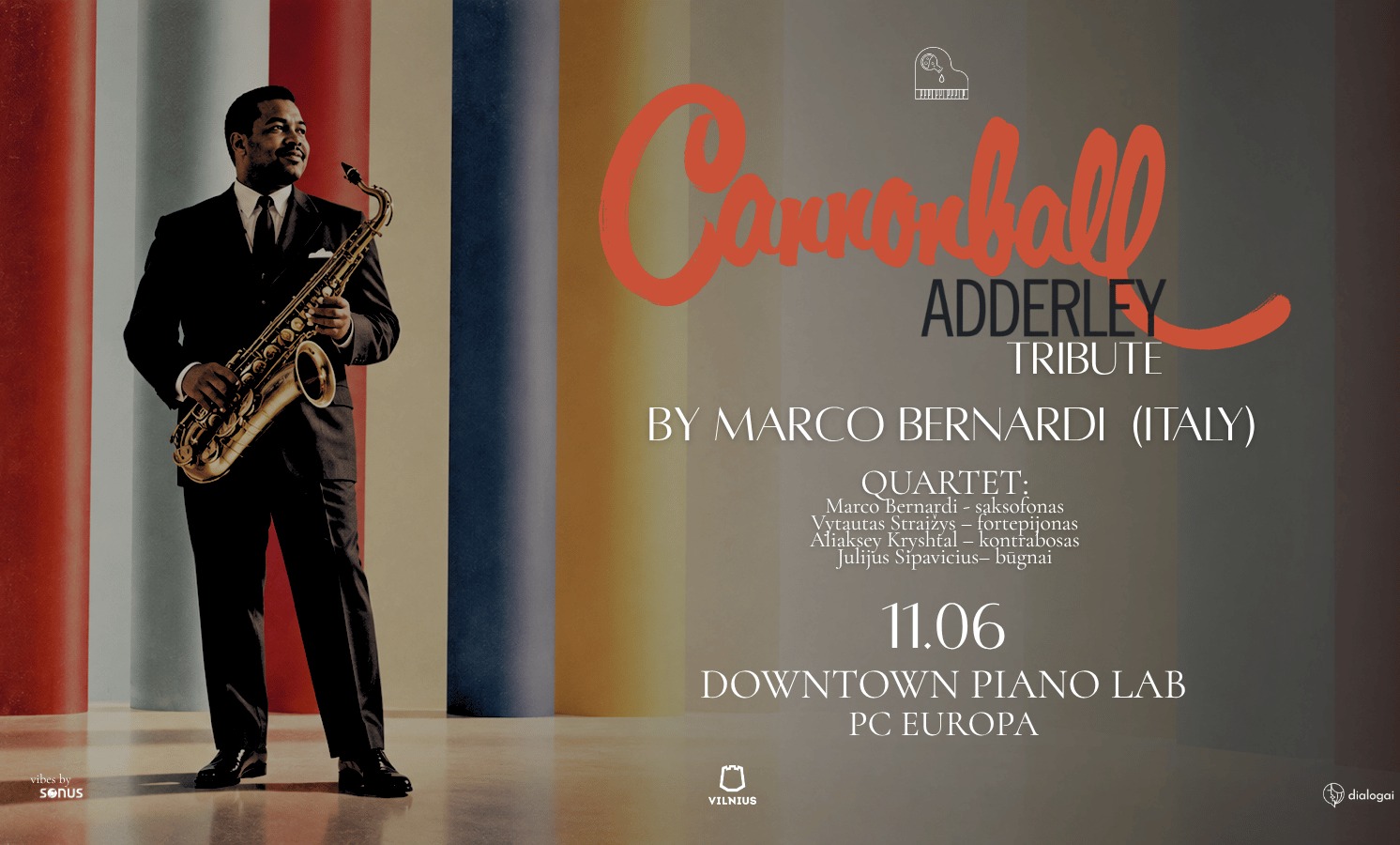 CANNONBALL ADDERLEY TRIBUTE | Marco Bernardi (Italy) QUARTET