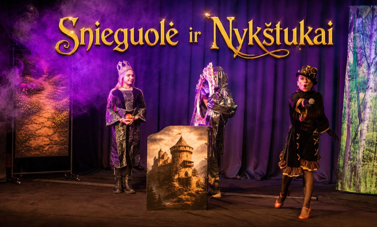 Spektaklis vaikams „Snieguolė ir nykštukai”