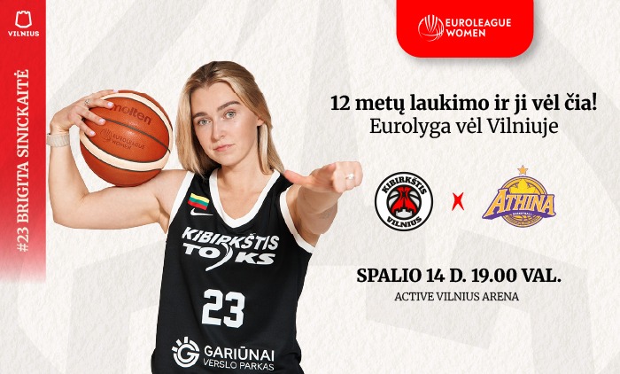 EuroLeague Returns | Vilnius „Kibirkštis-TOKS“ vs „Athinaikos“
