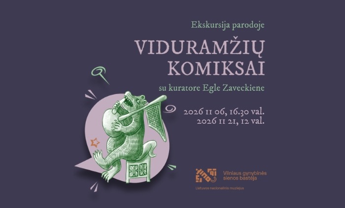 (LT) Ekskursija parodoje „Viduramžių komiksai” su parodos kuratore Egle Zaveckiene