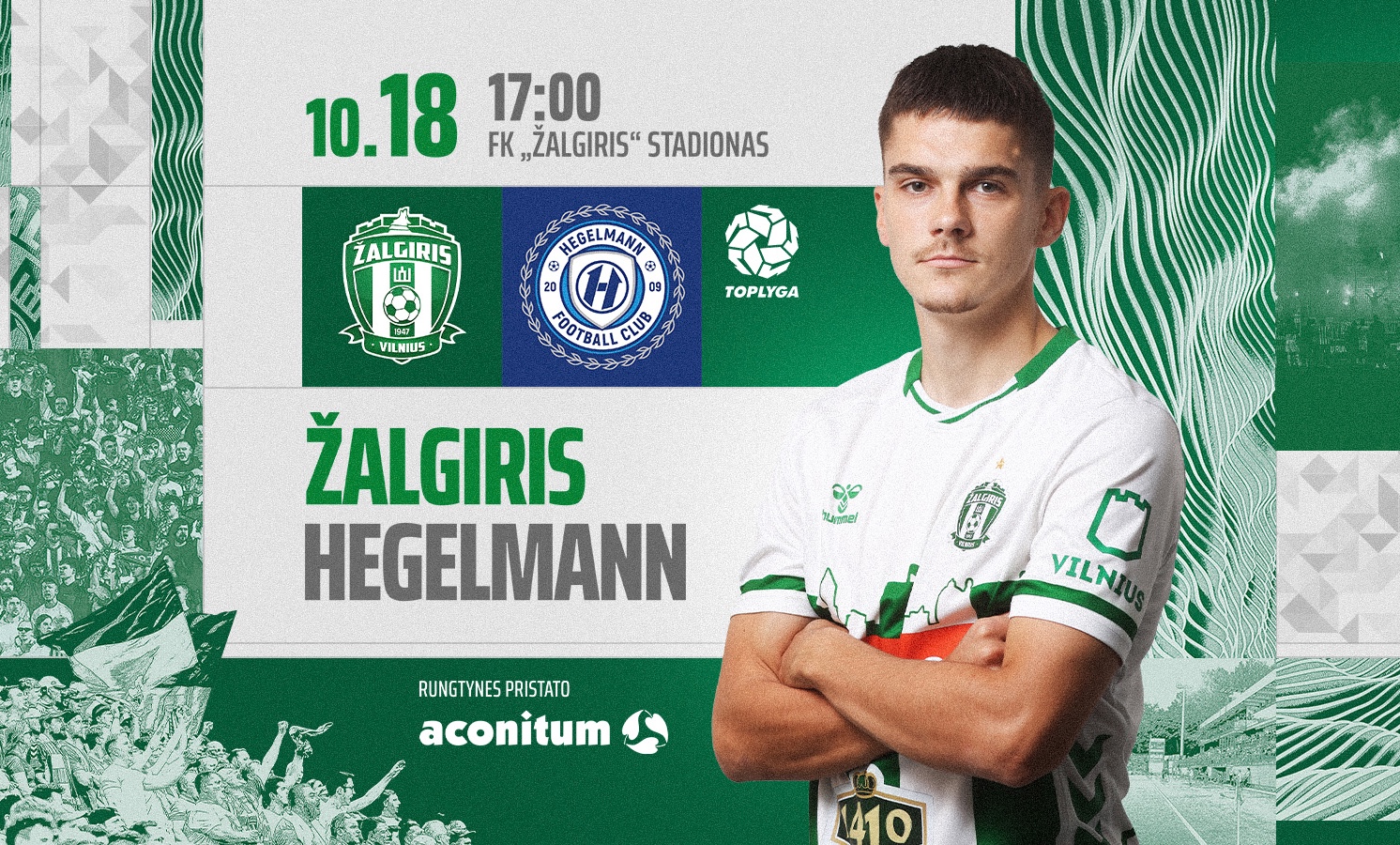 Top lygos rungtynės: FK Žalgiris – Kauno raj. Hegelmann