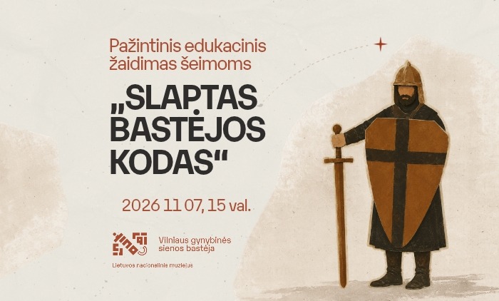 Pažintinis edukacinis žaidimas šeimoms „Slaptas bastėjos kodas“