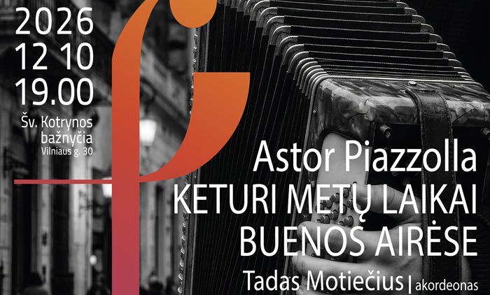 ASTOR PIAZZOLLA KETURI METŲ LAIKAI BUENOS AIRĖSE