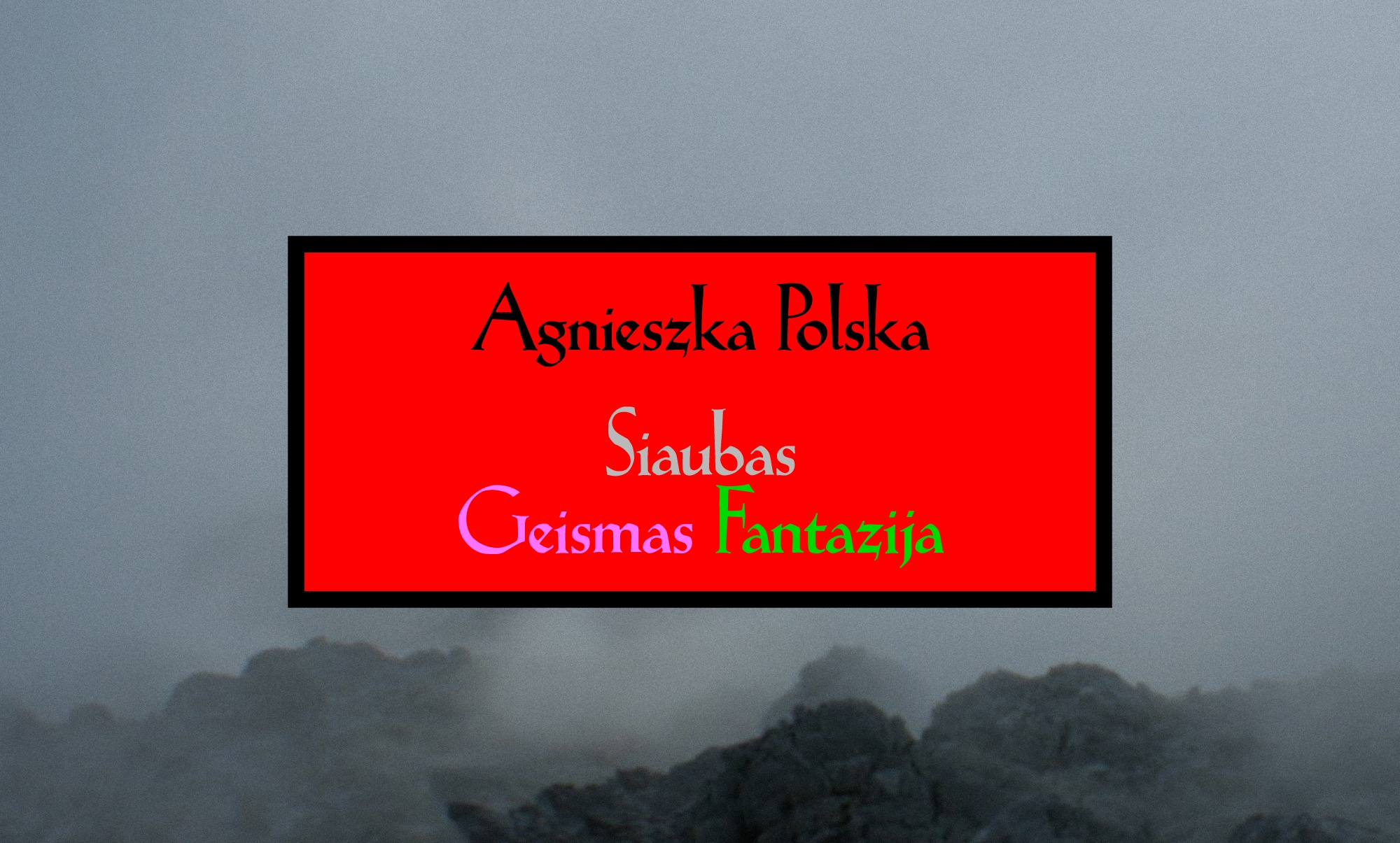 Agnieszka Polska. Horror Desire Fantasy